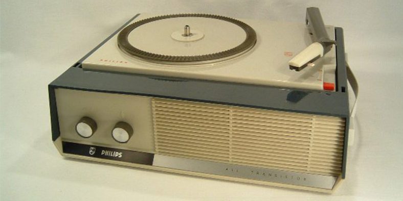 Tourne disque Philips vintage années 70 couleur orange - Photo, audio & vidéo