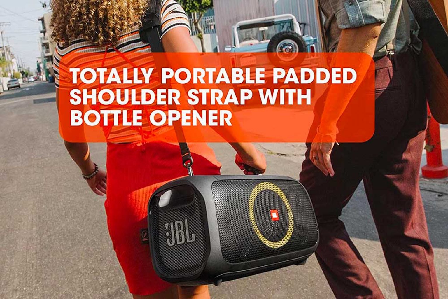 JBL PartyBox OnTheGo un hautparleur idéal pour les fêtes en plein